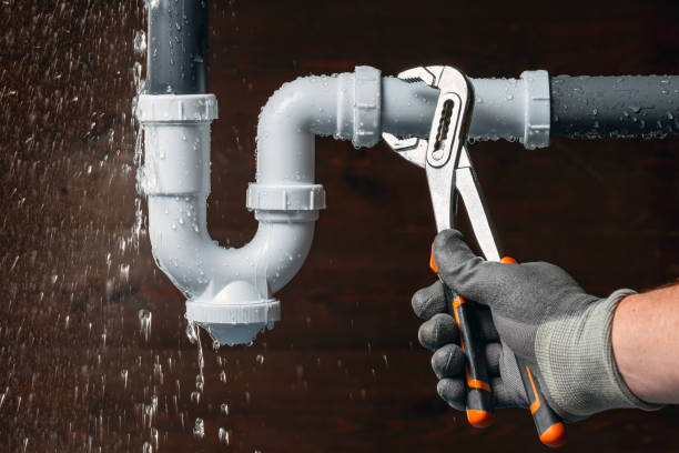 Professional Leak Detection technician working in Sebastopol, MS